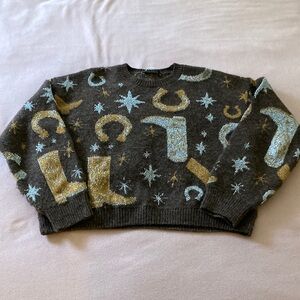Zara cowboy sweater